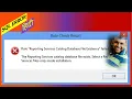 Rule Reporting services Catalog database file existence failed