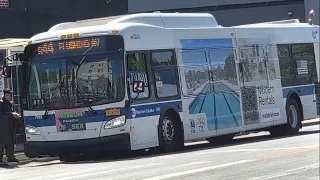 MTA NYCT Bus 2015 XD40 Xcelsior Diesel on the B44 Nostrand L