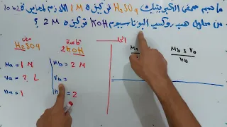 حل جميع افكار مسائل المعايرة كيمياء الصف الثالث الثانوي كيمياء الباب الثاني 