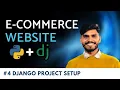 eCommerce website using python django django project setup