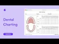 Using dental charting template