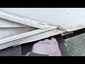 How to roof a wall with step flashing