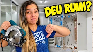 MONTEI O CLOSET DOS SONHOS, MAS A CASA VIROU UM CAOS! (Deu ruim?)