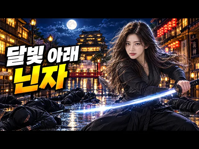 달빛 아래 닌자 Ninja in the Moonlight 클로드, 블랜더, 시댄스2.5 Claude,Blen