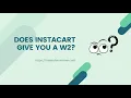 Does Instacart Give You A W2