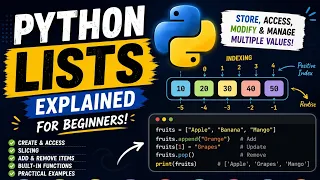 Python Lists Explained for Beginners Indexing Slicing Methods Examples