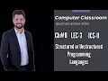Structured vs unstructured programming computer science ch 8 ICS part 2nd year