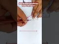 How to draw parallel line through a point using set square