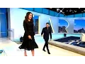 Adria Arjona Shows Harry How to Walk in High Heels