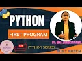 Python Message Printing Basics First Python Program