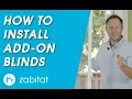 How to Install ODL Add-On Blinds for Flush Framed Doors