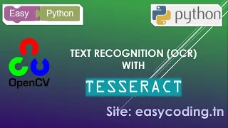 Easy OpenCV tutorial 9 Text recognition OCR with Tesseract