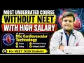 BSc Cardiovascular Technology 2026 Salary Scope Jobs Admission Top Paramedical Course in 2026