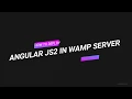 How To Deploy Angular 2 In Wamp Server