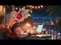 Balcony Night Study 🌙 Cozy Anime Lofi City Lights ✨ Deep Focus & Relax [LoFi Hip Hop]