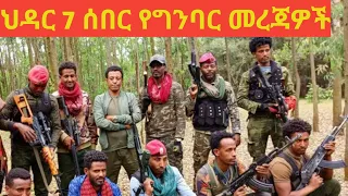 ህዳር 7 የአፍብሓ ሰበር የግንባር መረጃዎች 