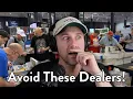 How NOT to Get Scammed at Card Shows My Dealer Warning Signs
