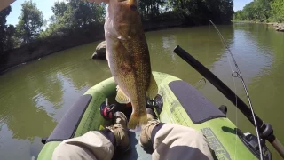 Fishing in my PackFish7 on the James River - Tailwaters Access