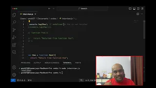 JavaScript Interview Episode 1 - Difference between a Function Declaration and Function Expression