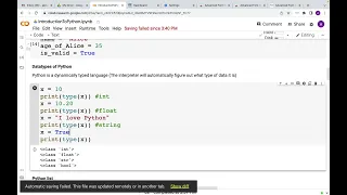 Module3 8 Python Datatype Dynamically Typed Language