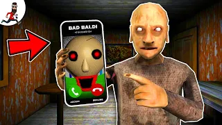 Baldi call Grandpa | Funny Horror Gameplay