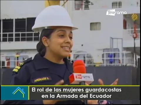El rol de las mujeres guardacostas en la armada del Ecuador
