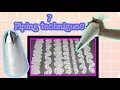 7 Basic Piping techniques Using 1 Tip Only 2D Wilton Tip NicNaj Vlogs
