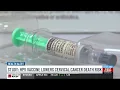 HPV vaccine lowers cervical cancer death risk