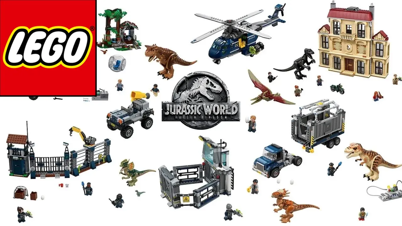 LEGO JURASSIC WORLD ARCADE COMPLETE SERIES