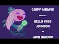 Jack Harlow - Hello Miss Johnson (Karaoke)