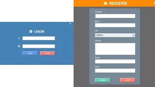 JAVA - How To Design Login And Register Form In Java Swings Part