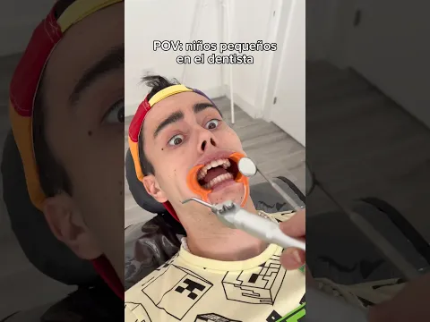 Niños pequeños en el dentista 😂