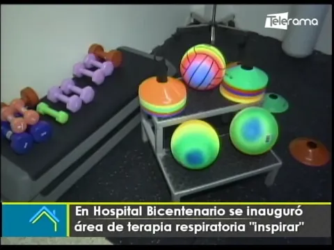 En hospital Bicentenario se inauguró área de terapia respiratoria Inspirar