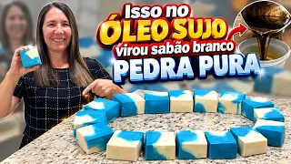 INACREDITÁVEL ESSE INGREDIENTE NO ÓLEO SUJO VIRA SABÃO BRANCO PURO!