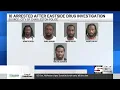 Charleston Police arrest 10 after drug investigation