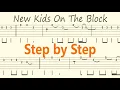 Step by Step / New Kids On The Block / Guitar Solo Tab+BackingTrack