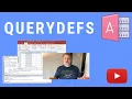 How to Create and Modify QueryDefs Programmatically in your MS Access Database