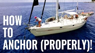 HOW TO ANCHOR A SAILBOAT – TIPS & ADVICE – Sailing Q&A 20