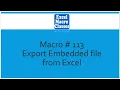 113 Export Embedded Files
