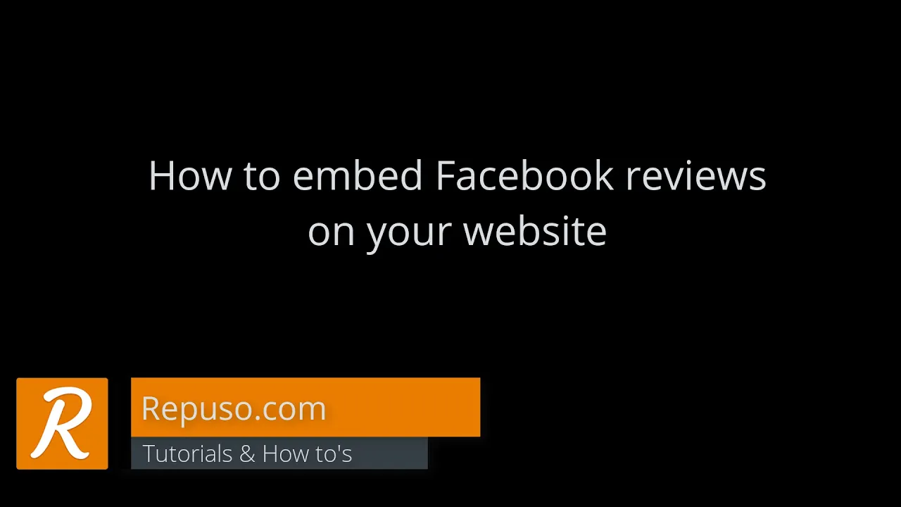 Embed Facebook reviews