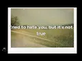 Avery Anna - forgive, forget. | lyrics