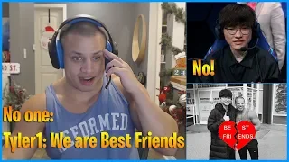 Tyler1: Faker! Are We Best Friends? Faker: No! LoL Daily Moments Ep 761