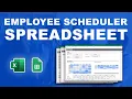 How to build an effective staff schedule with an employee scheduler spreadsheet