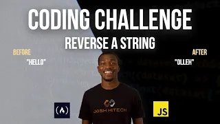 JavaScript Coding Challenge Reverse A String