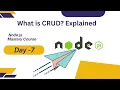 Start Backend Development with Node js - Day 7 Hindi CRUD