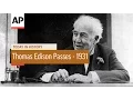 Thomas Edison Passes - 1931 Today in History 18 Oct 16
