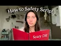 How I Safety Script for Reality Shifting
