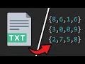 How to INPUT VALUES From a TEXT FILE into an ARRAY in Java