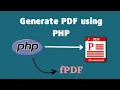 How to Generate PDF in PHP with FPDF Class Step-By-Step Tutorial