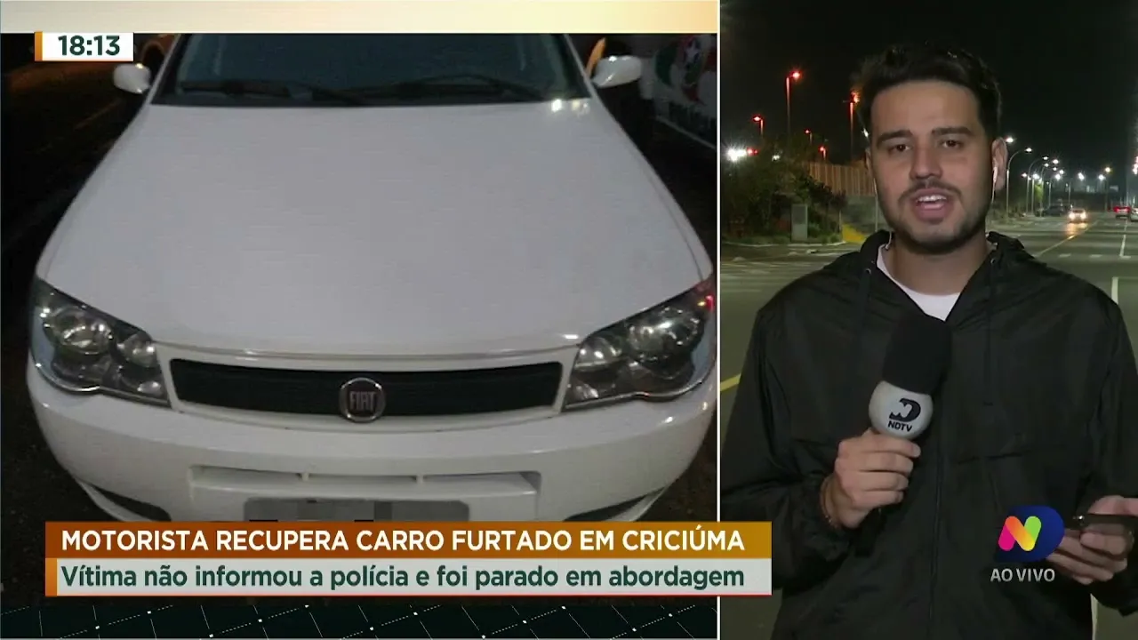 Motorista recupera carro furtado mas esquece de informar a polícia